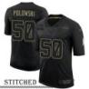 Larry Polowski Black Salute to Service Jersey Seattle Seahawks #50