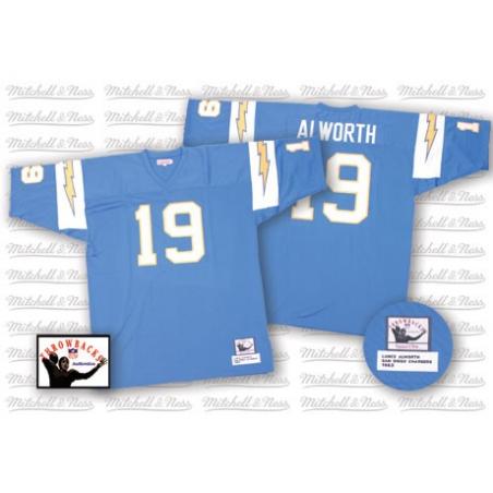Lance Alworth San Diego Football Jersey - San Diego #19 Football Jersey(Blue Throwback)