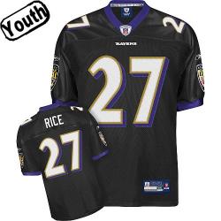 Ray Rice Youth Football Jersey -#27 Baltimore Youth Jersey(Black)
