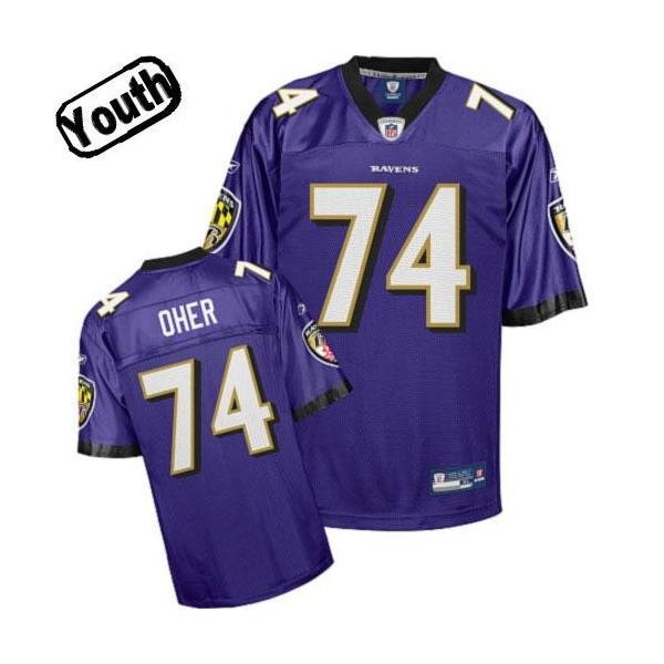 Michael Oher Youth Football Jersey -#74 Baltimore Youth Jersey ...