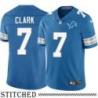 Detroit Lions #7 Dutch Clark Blue Home Jersey