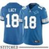 Detroit Lions #18 Chris Lacy Blue Home Jersey