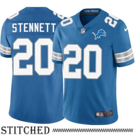 Detroit Lions #20 Stud Stennett Blue Home Jersey