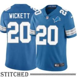 Detroit Lions #20 Lloyd Wickett Blue Home Jersey