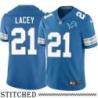 Detroit Lions #21 Jacob Lacey Blue Home Jersey