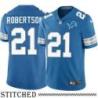 Detroit Lions #21 Amik Robertson Blue Home Jersey