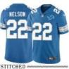 Detroit Lions #22 Robert Nelson Blue Home Jersey