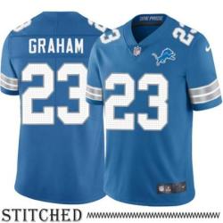 Detroit Lions #23 Les Graham Blue Home Jersey