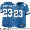 Detroit Lions #23 Chris Houston Blue Home Jersey