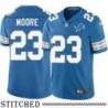 Detroit Lions #23 Paul Moore Blue Home Jersey