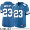 Detroit Lions #23 Tom Watkins Blue Home Jersey