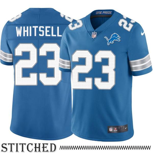 Detroit Lions #23 Dave Whitsell Blue Home Jersey