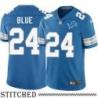 Detroit Lions #24 Greg Blue Blue Home Jersey