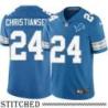 Detroit Lions #24 Jack Christiansen Blue Home Jersey