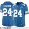 Detroit Lions #24 Jerome Couplin Blue Home Jersey