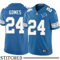 Detroit Lions #24 DeJon Gomes Blue Home Jersey