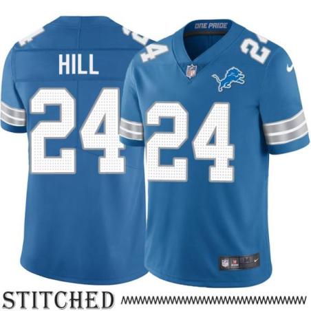Detroit Lions #24 Tye Hill Blue Home Jersey