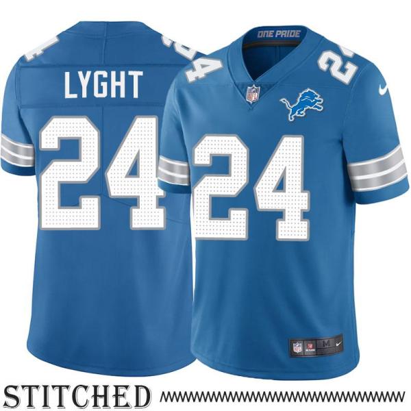 Detroit Lions #24 Todd Lyght Blue Home Jersey
