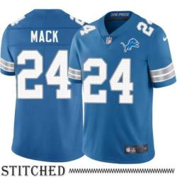 Detroit Lions #24 Milton Mack Blue Home Jersey