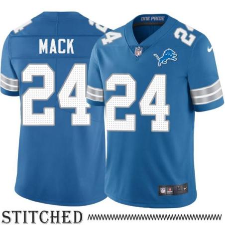 Detroit Lions #24 Milton Mack Blue Home Jersey