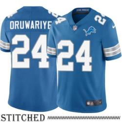 Detroit Lions #24 Amani Oruwariye Blue Home Jersey