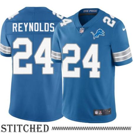 Detroit Lions #24 Bob Reynolds Blue Home Jersey