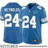 Detroit Lions #24 Bob Reynolds Blue Home Jersey
