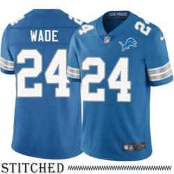 Detroit Lions #24 Jonathan Wade Blue Home Jersey