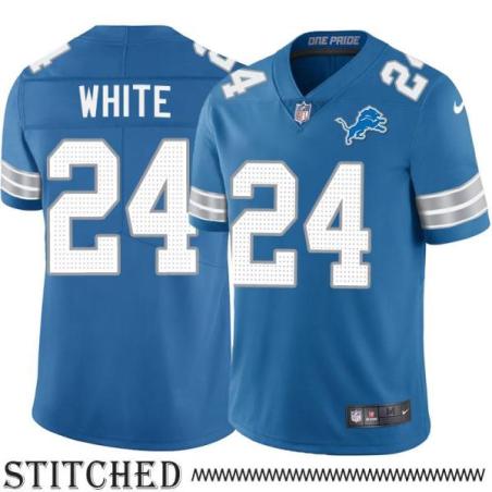 Detroit Lions #24 Whizzer White Blue Home Jersey