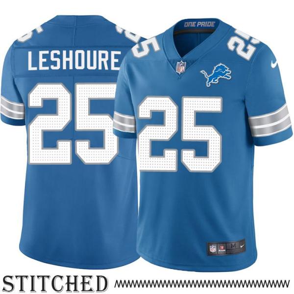 Detroit Lions #25 Mikel Leshoure Blue Home Jersey