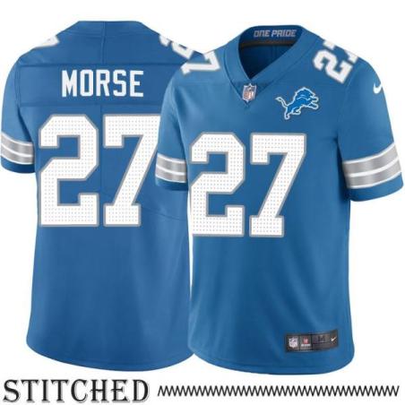 Detroit Lions #27 Butch Morse Blue Home Jersey