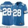 Detroit Lions #28 Wilbert Montgomery Blue Home Jersey