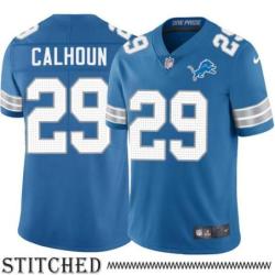 Detroit Lions #29 Brian Calhoun Blue Home Jersey