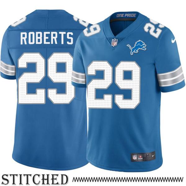 Detroit Lions #29 Darryl Roberts Blue Home Jersey