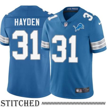 Detroit Lions #31 D.J. Hayden Blue Home Jersey