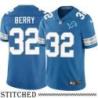 Detroit Lions #32 Aaron Berry Blue Home Jersey
