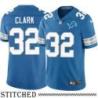 Detroit Lions #32 Jessie Clark Blue Home Jersey