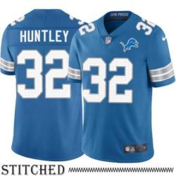 Detroit Lions #32 Richard Huntley Blue Home Jersey