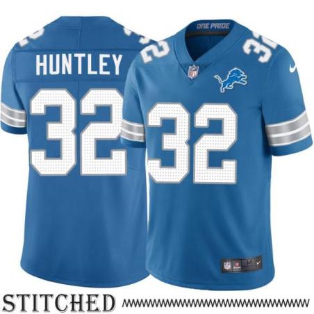 Detroit Lions #32 Richard Huntley Blue Home Jersey