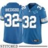 Detroit Lions #32 James Ihedigbo Blue Home Jersey