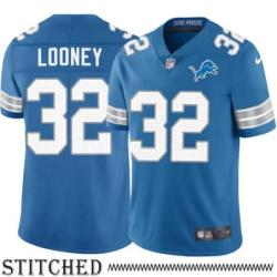 Detroit Lions #32 Joe Don Looney Blue Home Jersey