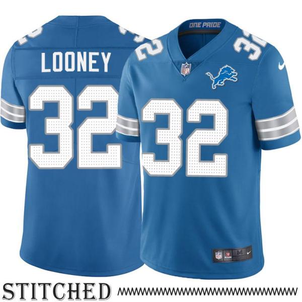 Detroit Lions #32 Joe Don Looney Blue Home Jersey