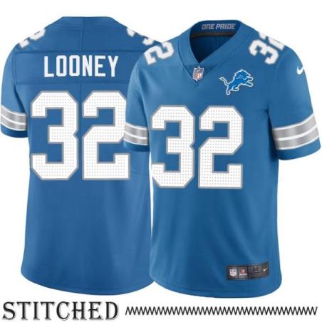 Detroit Lions #32 Joe Don Looney Blue Home Jersey