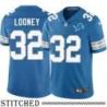 Detroit Lions #32 Joe Don Looney Blue Home Jersey