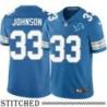 Detroit Lions #33 Kerryon Johnson Blue Home Jersey