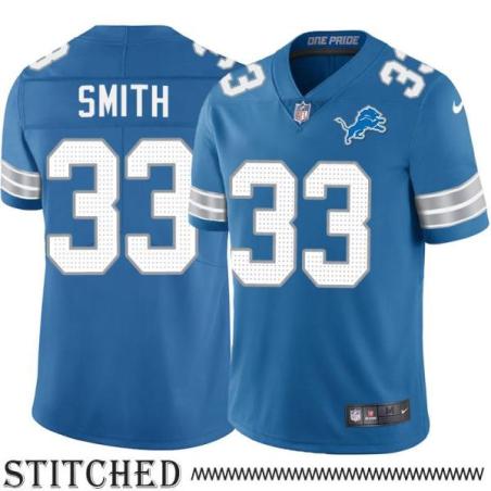 Detroit Lions #33 Harry Smith Blue Home Jersey
