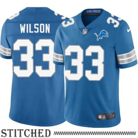 Detroit Lions #33 Stanley Wilson Blue Home Jersey