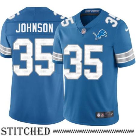 Detroit Lions #35 John Henry Johnson Blue Home Jersey