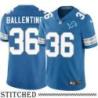 Detroit Lions #36 Corey Ballentine Blue Home Jersey