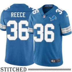 Detroit Lions #36 Travis Reece Blue Home Jersey